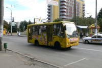 Velký snímek autobusu značky Bogdan, typu A069