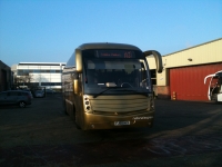 Velký snímek autobusu značky Caetano, typu Levante