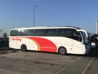 Velký snímek autobusu značky Caetano, typu Levante