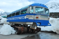 Velký snímek autobusu značky Foremost, typu MCI Courier 96 Snow Coach