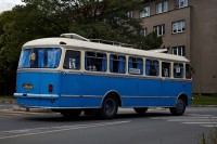 Velký snímek autobusu značky San, typu H100A