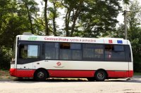 Velký snímek autobusu značky Ikarus, typu E91