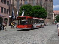 Velký snímek autobusu značky MAN, typu NL222