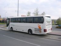 Velký snímek autobusu značky MAN, typu Lion's Star