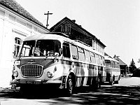 Velký snímek autobusu značky Jelcz, typu 041