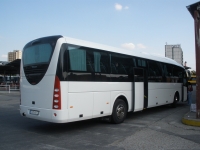Velký snímek autobusu značky Scania, typu Irizar i4 H
