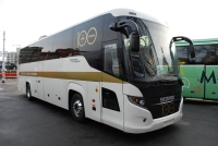 Velký snímek autobusu značky Scania, typu Touring