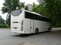 Velký snímek autobusu značky Scania, typu OmniExpress HD