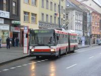 Velký snímek autobusu značky Škoda, typu 22Tr