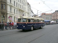 Velký snímek autobusu značky Škoda, typu 7Tr