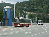 Velký snímek autobusu značky Škoda, typu 11Tr