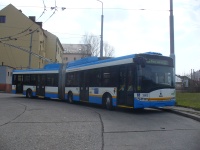 Velký snímek autobusu značky Škoda, typu 27Tr