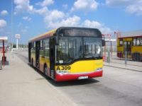 Velký snímek autobusu značky Solaris, typu Urbino 10