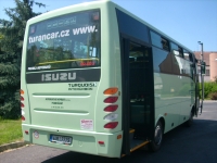 Velký snímek autobusu značky Isuzu, typu Turquoise Interurban