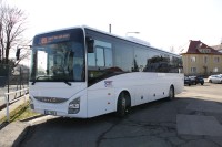 Velký snímek autobusu značky Iveco, typu Crossway LINE 12m