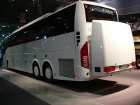 Velký snímek autobusu značky Volvo, typu 9700
