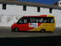 Velký snímek autobusu značky Indcar, typu Wing