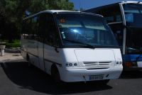 Velký snímek autobusu značky Unvi, typu Xeito