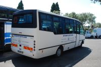 Velký snímek autobusu značky Unvi, typu Xeito
