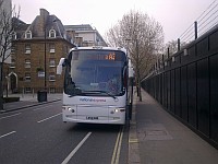 Velký snímek autobusu značky P, typu P