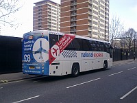 Velký snímek autobusu značky Plaxton, typu Panther