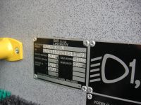 Vzorový snímek - výrobní štítek vozidla