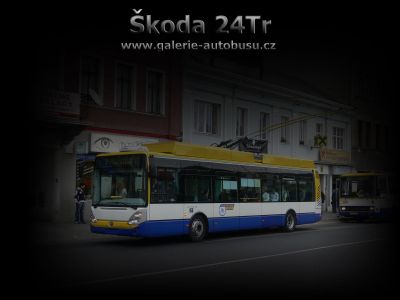 Tapeta na plochu s autobusem značky Škoda, typu 24Tr