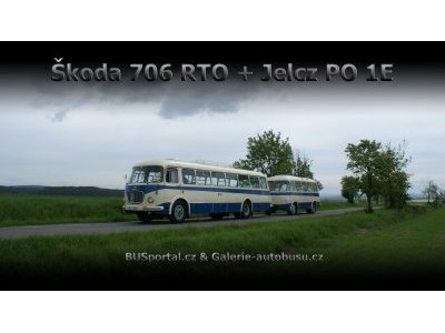 Tapeta na plochu s autobusem značky Škoda, typu 706 RTO