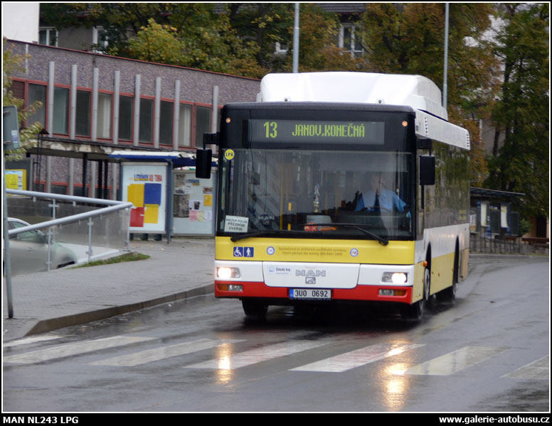 Autobus MAN NL243 LPG