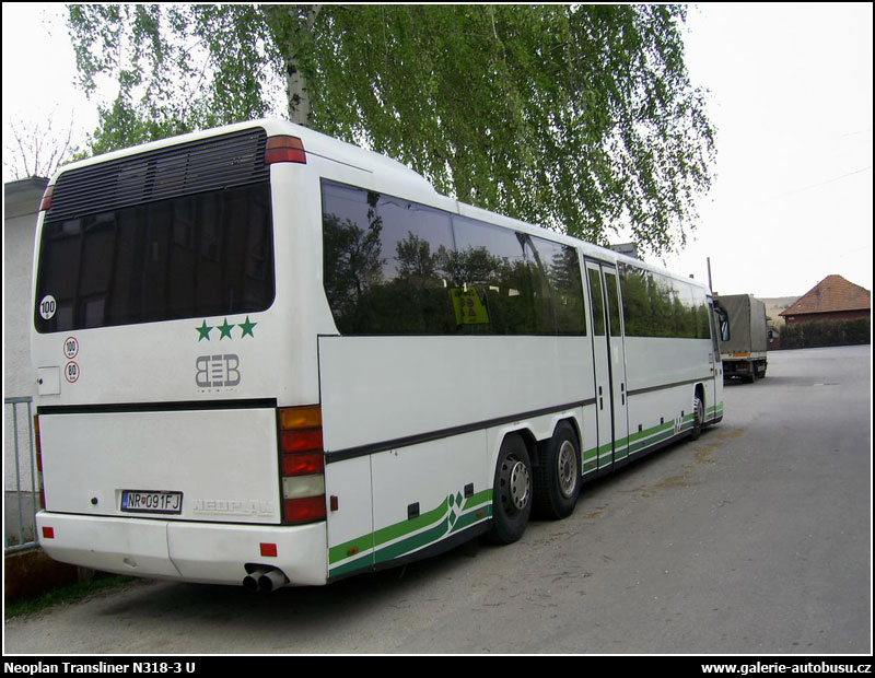 Autobus Neoplan Transliner N318-3 U