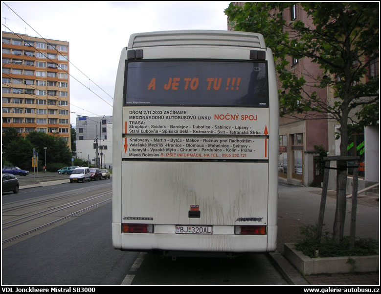 Autobus VDL Jonckheere Mistral SB3000