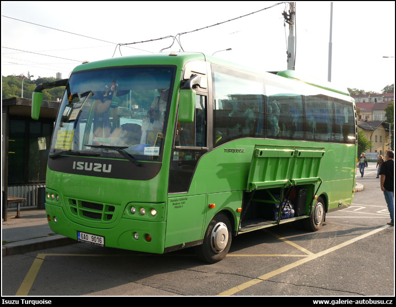 Autobus Isuzu Turquoise