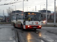 Velký snímek autobusu značky Karosa, typu B952E