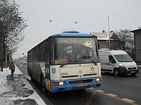 Velký snímek autobusu značky Karosa, typu B952E