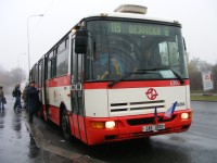 Velký snímek autobusu značky Karosa, typu B961