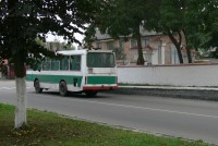 Velký snímek autobusu značky LAZ, typu 4202
