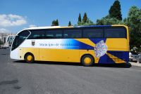 Velký snímek autobusu značky Caetano, typu Tetis