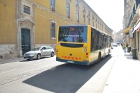 Velký snímek autobusu značky Caetano, typu City Gold
