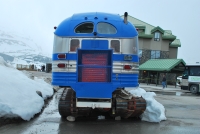 Velký snímek autobusu značky Foremost, typu MCI Courier 96 Snow Coach
