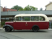 Velký snímek autobusu značky P, typu R