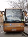Velký snímek autobusu značky Van Hool, typu T916 Alicron