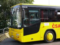Velký snímek autobusu značky MAN, typu SÜ283