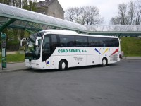 Velký snímek autobusu značky MAN, typu Lion's Coach