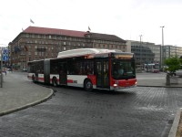 Velký snímek autobusu značky MAN, typu Lion's City G CNG