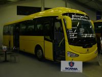 Velký snímek autobusu značky Scania, typu Irizar i4