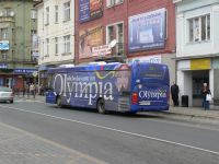 Velký snímek autobusu značky Scania, typu OmniLink