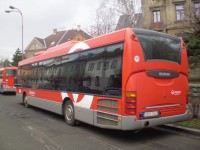 Velký snímek autobusu značky Scania, typu OmniLink
