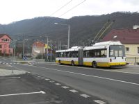 Velký snímek autobusu značky Škoda, typu 22TrS