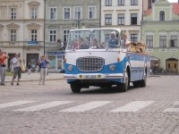 Velký snímek autobusu značky Škoda, typu 706 RTO (vyhlídkový)