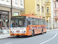 Velký snímek autobusu značky Škoda, typu 14TrM